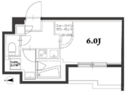 アジールコート品川中延 404 間取り図