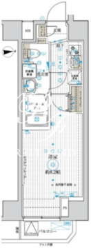 ベルグレード浅草 301 間取り図