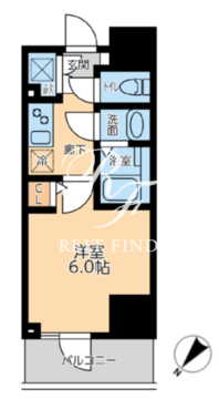 プライマル品川大森海岸 101 間取り図