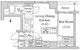 レジディア神田 902 間取り図