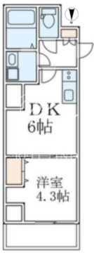 グランパセオ菊川2 101 間取り図