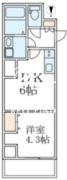 グランパセオ菊川2 602 間取り図