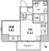 シーフォルム江戸川橋 201 間取り図
