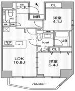 シーフォルム江戸川橋 1102 間取り図