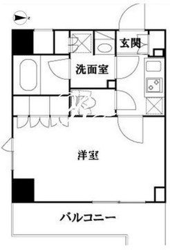 ルーブル池袋弐番館 702 間取り図