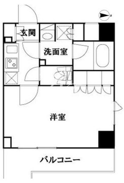 ルーブル池袋弐番館 1101 間取り図