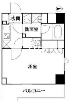 ルーブル池袋弐番館 701 間取り図