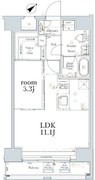 ログ浅草 203 間取り図