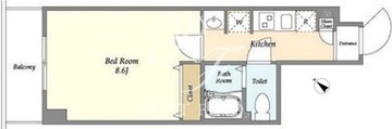 アルファコート東六郷 102 間取り図