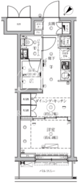 セジョリ鵜の木 101 間取り図