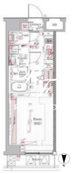 ブライズ住吉 602 間取り図