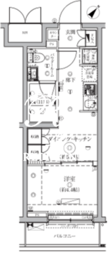 セジョリ鵜の木 414 間取り図