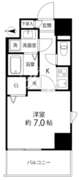 サイオン町屋 206 間取り図