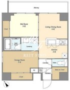 リビオメゾン入谷 1201 間取り図