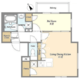 コンポジット代々木 301 間取り図