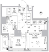 セジョリ東陽町 204 間取り図