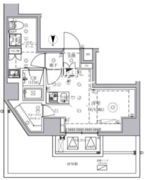 セジョリ東陽町 404 間取り図