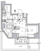 セジョリ東陽町 504 間取り図
