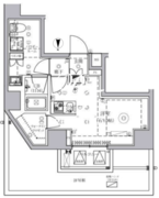 セジョリ東陽町 604 間取り図
