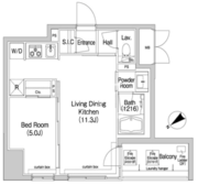 コンフォリア東池袋イースト 603 間取り図