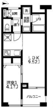 カーザビアンカ 603 間取り図