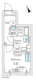 フィーカ代々木上原 303 間取り図