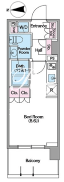 コンフォリア東新宿ステーションフロント 609 間取り図