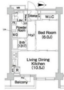 コンフォリア市谷薬王寺 102 間取り図 ?>