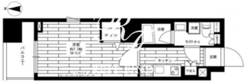 ステージグランデ菊川 1001 間取り図