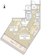 モメント汐留 2002 間取り図