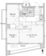 レジディア西麻布 1007 間取り図