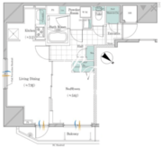 ガリシア大塚サウス 801 間取り図