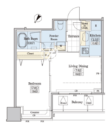 レジディアタワー上池袋 TW-909 間取り図