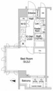 コンフォリア麻布イースト 209 間取り図