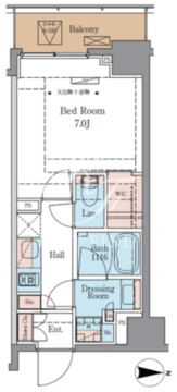 ＢｌｕＲｏｃｋ青葉台 202 間取り図