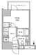 レジディア蒲田4 205 間取り図