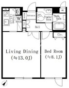 参宮橋マンション 107 間取り図