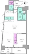 クレヴィアリグゼ西巣鴨 202 間取り図 ?>