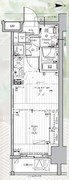 プレミアムキューブ亀戸 202 間取り図