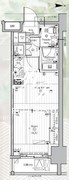 プレミアムキューブ亀戸 602 間取り図