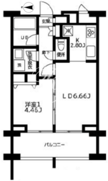 カーザビアンカ 410 間取り図