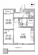 レジディア新御徒町2 1202 間取り図