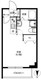 クリアルプレミア目黒 406 間取り図