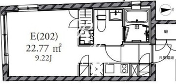 ファーレ御徒町 302 間取り図