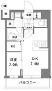 ラグゼナ錦糸町 602 間取り図