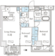 アクアレジデンス錦糸町 501 間取り図