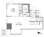 グランパセオ森下 703 間取り図