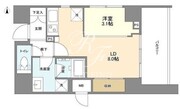 ワンルーフフラット戸越 1301 間取り図