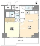 ワンルーフフラット戸越 1102 間取り図