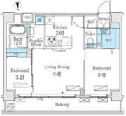コスモグラシア内神田 303 間取り図 ?>